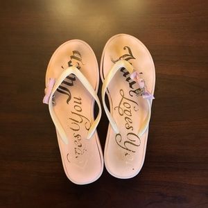 Juicy Couture flip flops